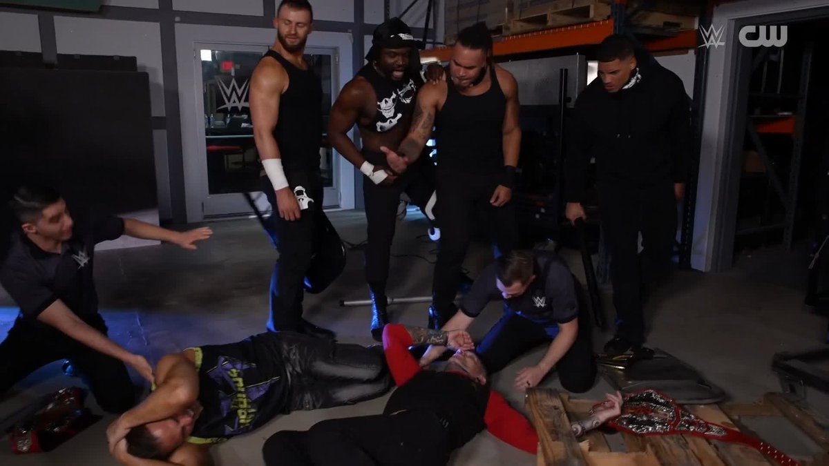 "Ain't nobody safe, until we get back what's ours!" DarkState just sent a warning to The Hardy Boyz AND the rest of the locker room... 😲