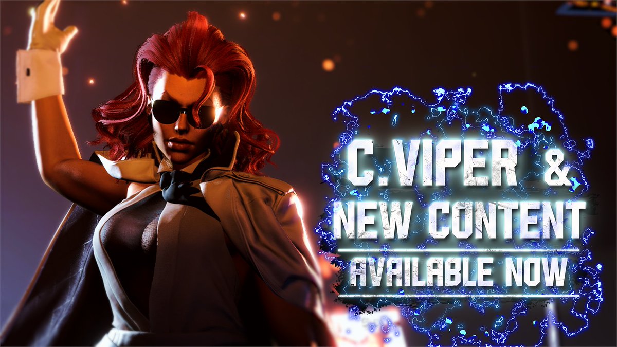 Play the C. Viper Update now to start your own experiment in Street Fighter 6! ⚡ Play C. Viper 🦾 Zangief's Outfit 4 👻 Banshee's Last Cry Collab … and more! Ready to be a test dummy?