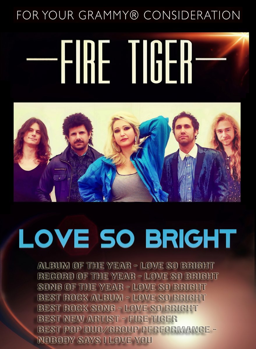 We're on the ballot to be possibly nominated at the Grammys! If you are a Voting Member of the Recording Academy, please find our album Love so Bright For Your Consideration 🎸