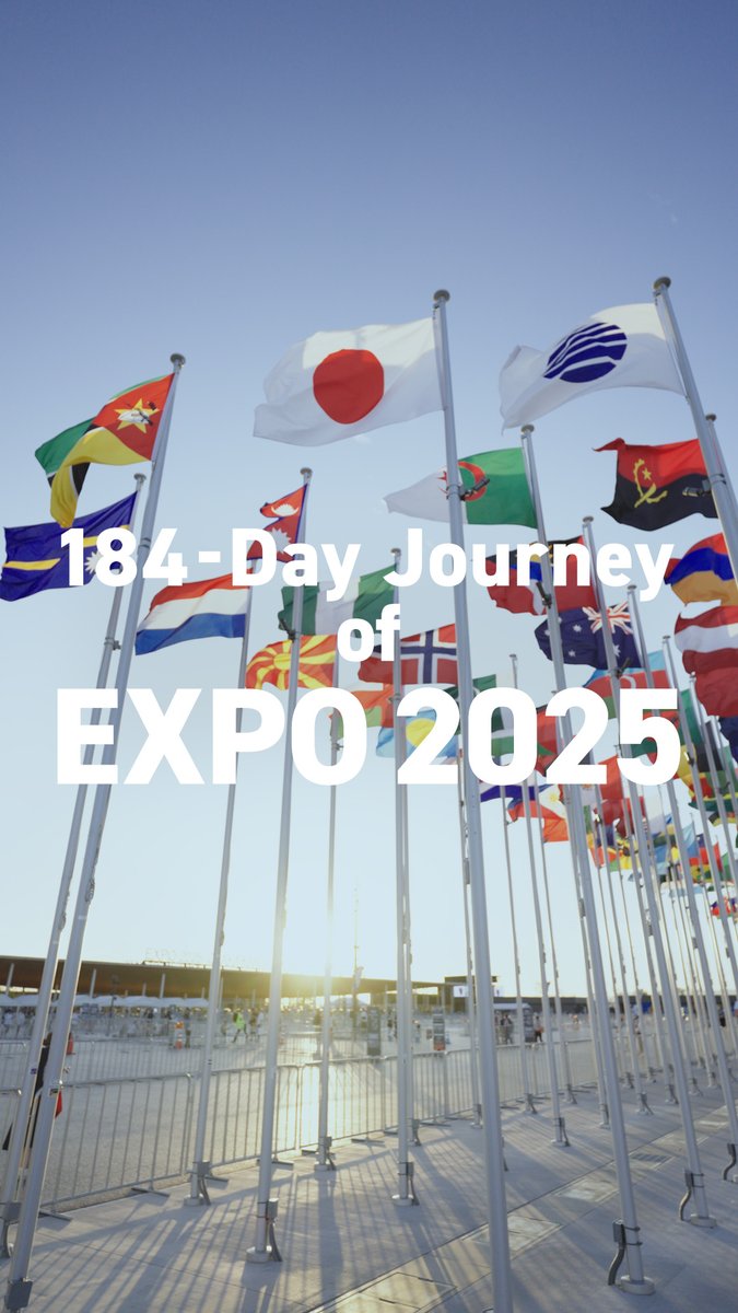 🔴𝟏𝟖𝟒-𝐃𝐚𝐲 𝐉𝐨𝐮𝐫𝐧𝐞𝐲 𝐨𝐟 𝐄𝐗𝐏𝐎 𝟐𝟎𝟐𝟓🔵 184日間の旅路を終え、 ついに閉幕を迎えた #大阪・関西万博。 あの日々のきらめき、出会い、感動—— 大阪・関西万博と、あなたが感じた想いが、 これからも色褪せずにみなさんの心に 残り続けますように。 #EXPO2025 #EXPO2025Forever