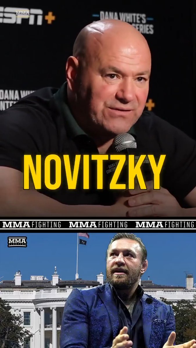 Dana White opens up on whether Conor McGregor's recent suspension will affect his availability on next year's UFC White House card: "We haven't talked about one fight on the White House card. … Whether he's available or not yet, ask [Jeff] Novitzky about that."