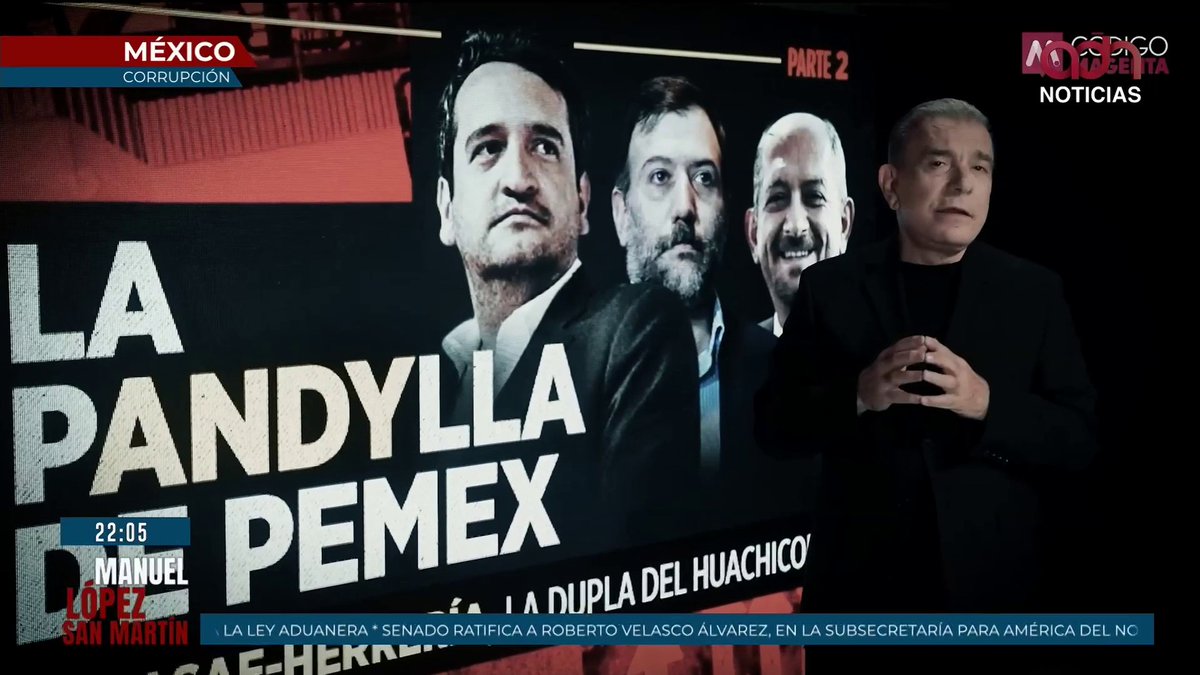 ¡Un desfalco inimaginable!🚨 Código Magenta reveló una investigación con la inmensa red de #corrupción que articuló "Andy" López y que equivale a un daño fiscal de al menos 55 mil millones de dólares en los últimos seis años 💰💰 #RepúblicaMx con Manuel Lopez San Martin