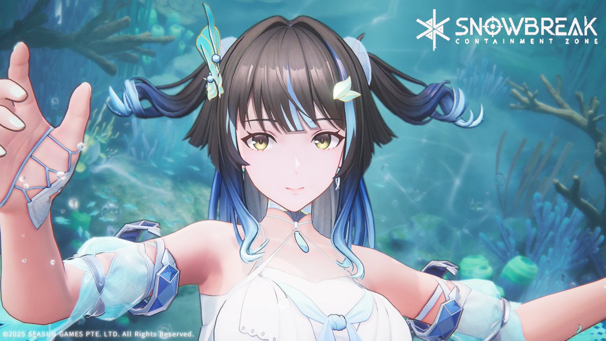 [Siris - Freefin] Operative Trailer As the kayak rocked on the sea, joy filled your hearts. The waves were gentle, the water was cool, and love danced among the waves. Even the air was imbued with the sweet scent of the two. "Time alone with the Adjutant, so blissful~" YouTube >> 🎁 Follow our official account and share this post along with your UID and server. After the event ends at 2025/10/26 (UTC+8), 2 Adjutants will be randomly selected to each receive the following reward: 1 winner: Anniversary-Special Button Badge x1 1 winner: Random Shikishi x1 📢Official Discord: #Snowbreak