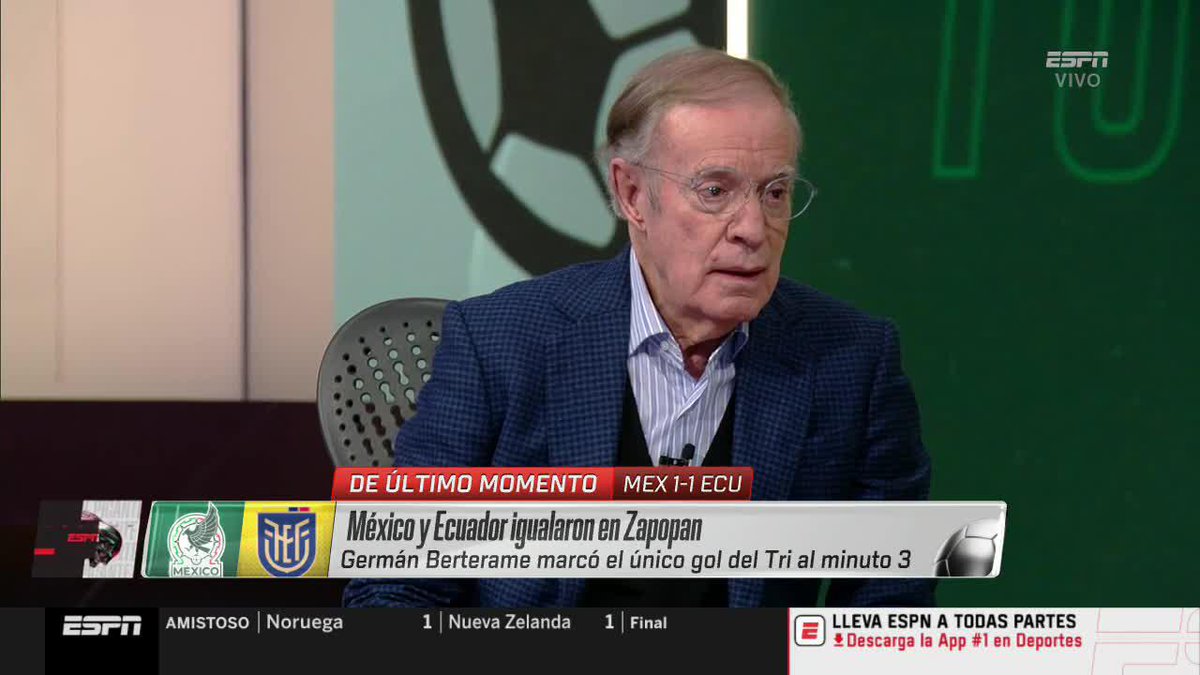 Tuca Ferretti: "Lo que no tuvimos contra Colombia, lo tuvimos contra Ecuador". José Ramón Fernández: "Ecuador no tiene el nivel de Colombia". Disfruta Futbol Picante en #DisneyPlus 📺