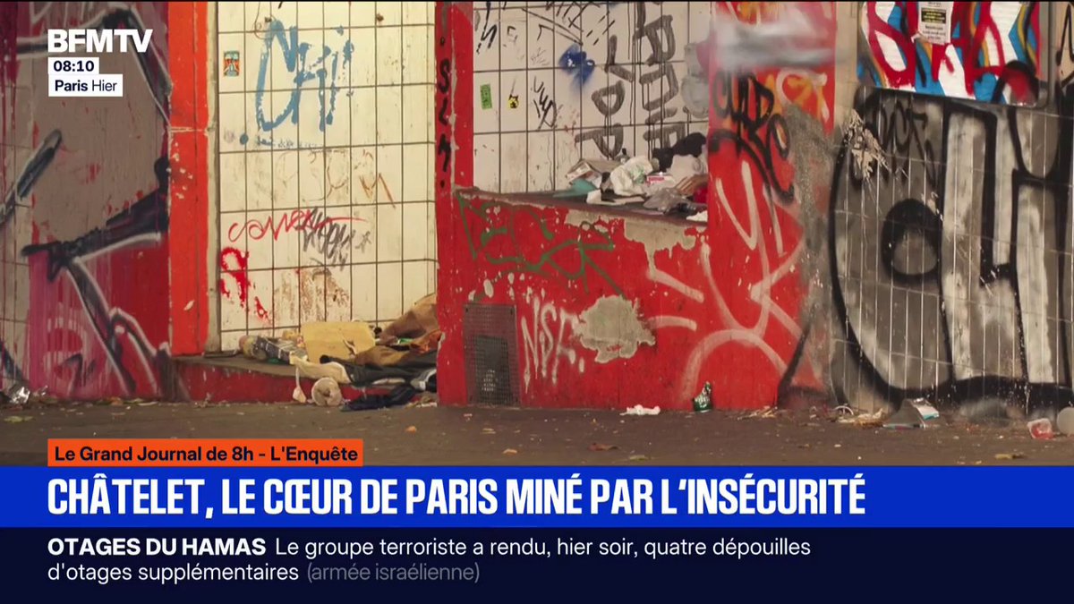Trafic de drogue, vols, agressions...: une augmentation de la violence dans le quartier de Châtelet à Paris