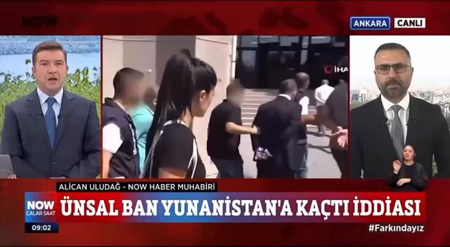 #ÜnsalBan Yunanistan'a kaçtı iddiası... #NOWHaber Muhabiri #AlicanUludağ: "Savcılığın Ünsal Ban'ın kaçacağına yönelik bir şüphesi olsaydı yurt dışı çıkış yasağı yanında ev hapsi de verebilirdi. Elektronik kelepçe ile izleyebilirdi" #Farkındayız Alican Uludağ
