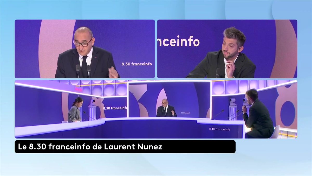 🔴 Dissolution ? ➡️ “Le pouvoir de dissolution appartient au président de la République, mais oui la question politique se posera. Le ministère de l'Intérieur a toujours su démontrer qu’il est capable de se préparer très vite et d’organiser des élections”, dit Laurent Nuñez