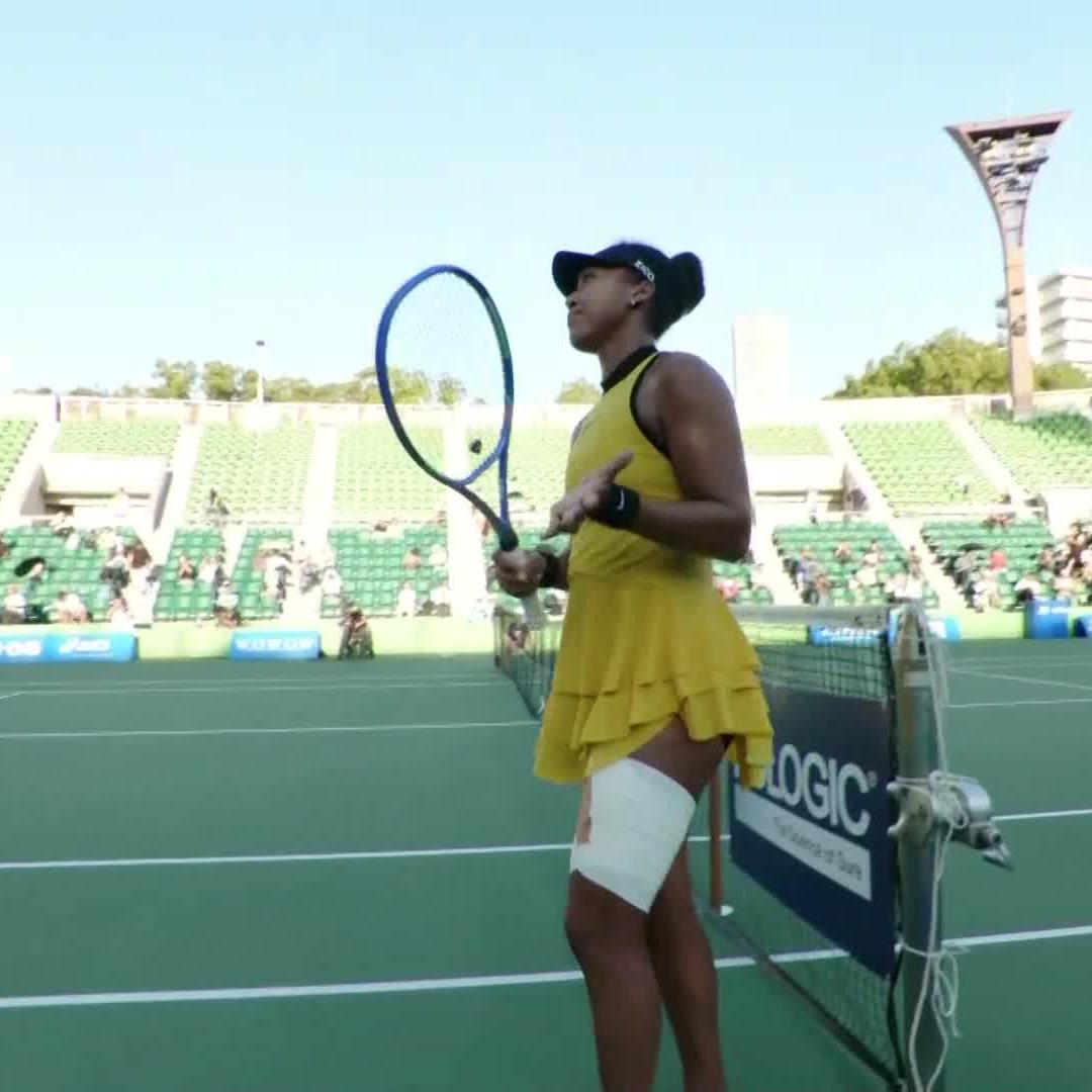 Naomi in Osaka 💪 NaomiOsaka大坂なおみ progresses to the quarterfinal with a 7-6, 3-6, 6-2 victory over Lamens. #JapanOpen