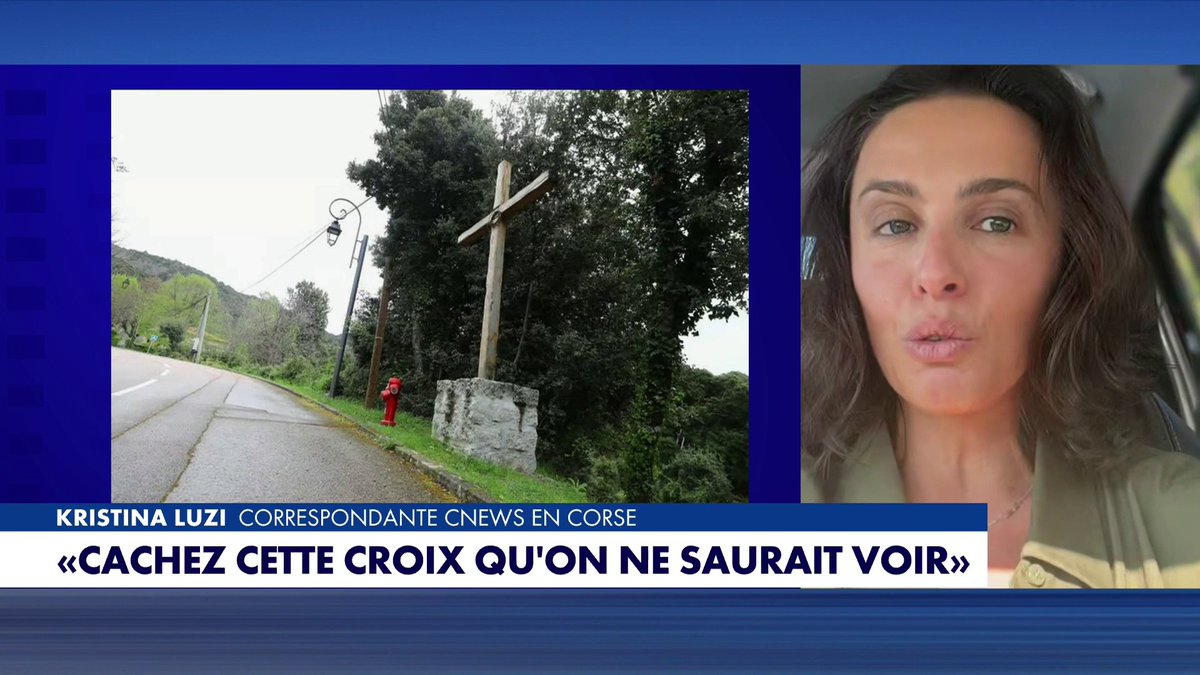 Polémique autour de la croix de Quasquara : «Cette décision a suscité un tsunami d'indignation», précise Kristina Luzi, correspondante CNEWS en Corse, dans #MorandiniLive