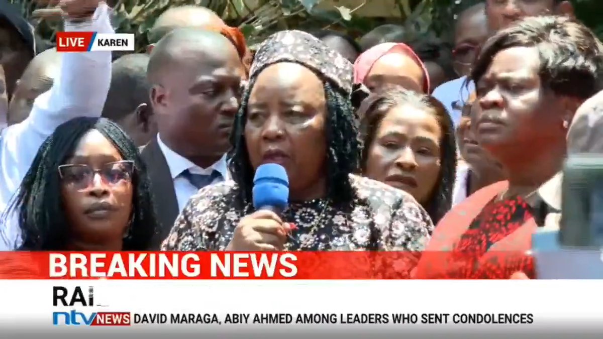 Ida Odinga unable to address the media as Raila supporters throng Karen home