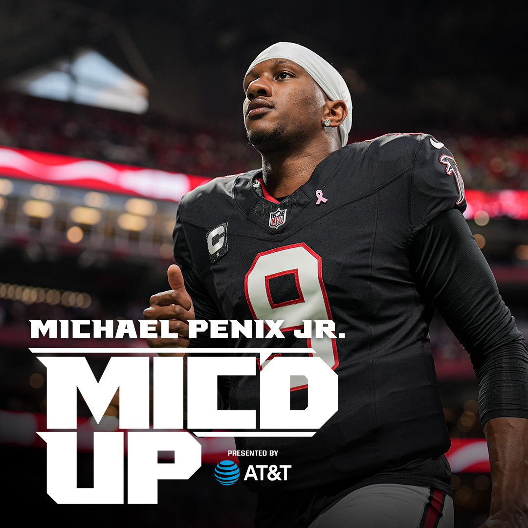 “Victory on one!” Mike Penix Jr. on the mic for MNF 🎙️