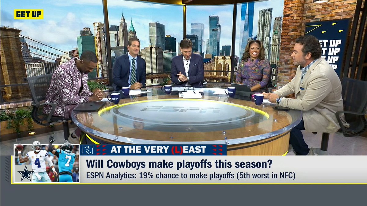 The Get Up crew discuss if the Cowboys will make the playoffs ✍️