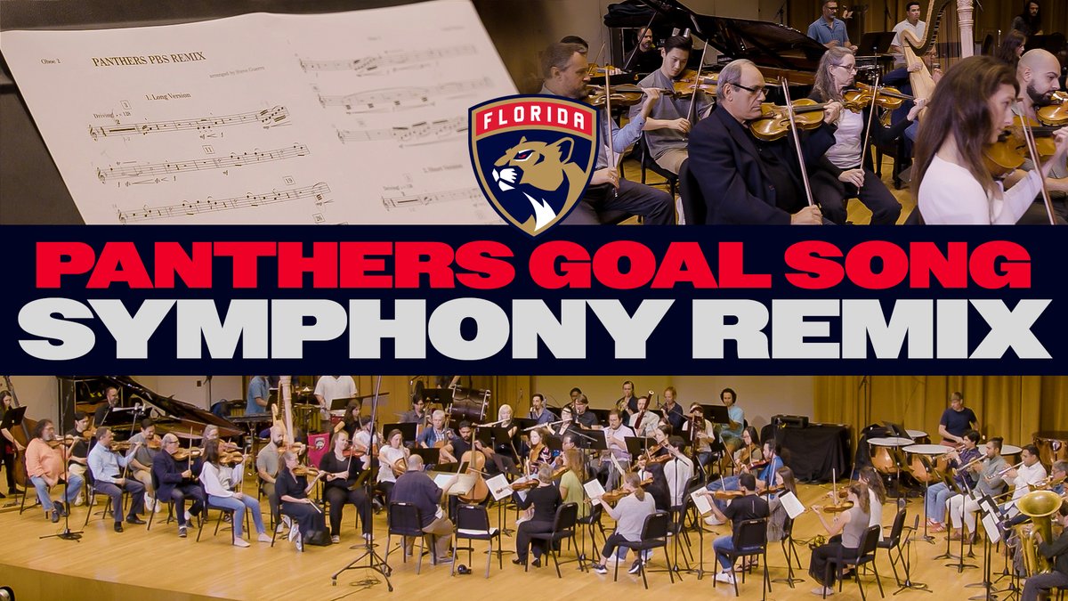 The Florida Panthers goal song, as performed by the Palm Beach Symphony orchestra! 🚨🎻