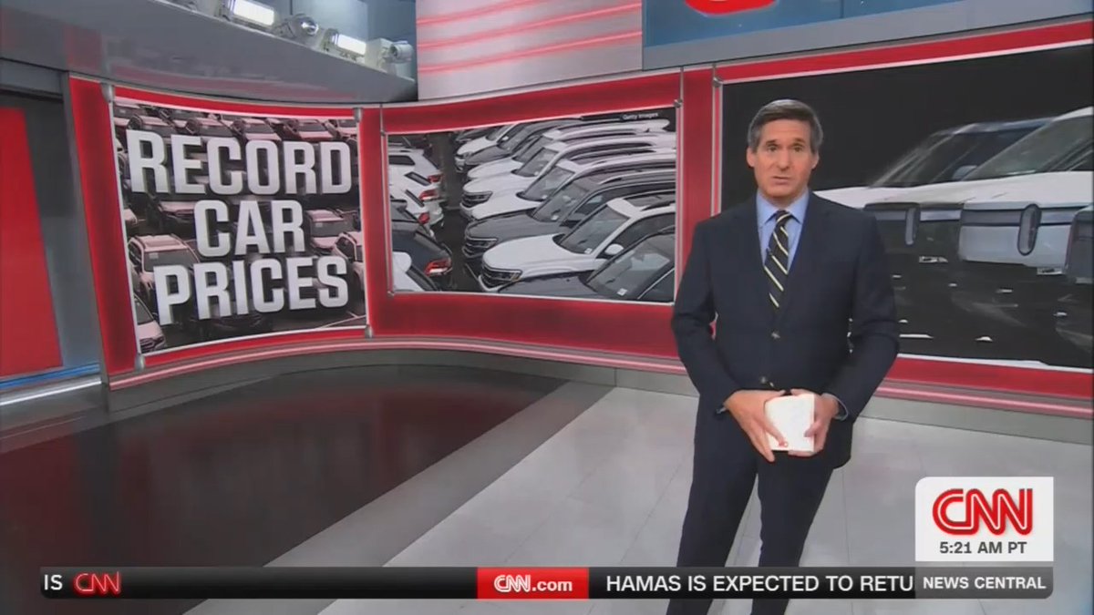 Reporter: It's literally never been more expensive to buy a new car. The average transaction price topped $50,000 for the first time ever. Tariffs are adding to the cost of building a car. It's not just the auto tariffs, it's the tariffs on car parts and steel, aluminum, and copper