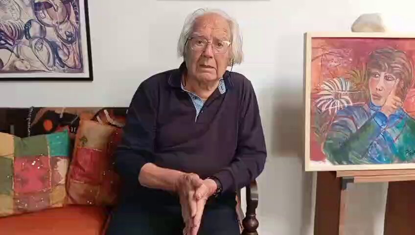 #ATENCIÓN Adolfo Pérez Esquivel premio Nobel de la Paz se pronuncia en respaldo al pueblo ecuatoriano movilizado en el #ParoNacional2025 y cuestiona el autoritarismo del gobierno de Daniel Noboa. Kapari Comunicación #PrimeraLinea #PARONACIONAL2025 #Diesel