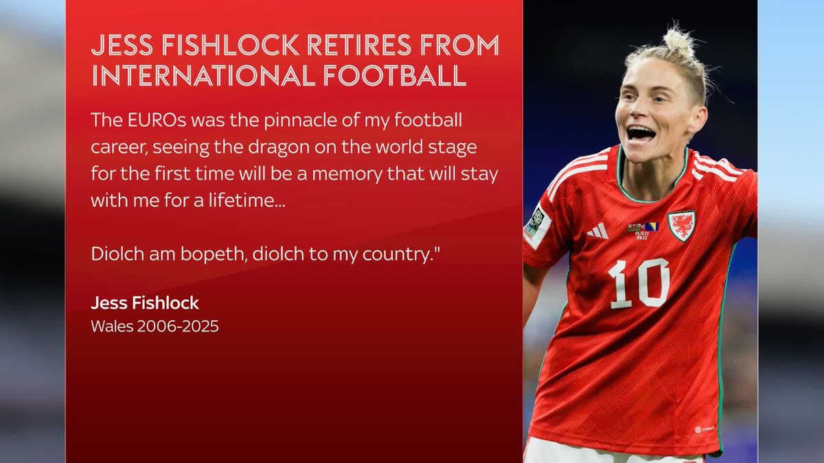 BREAKING: Wales' greatest female footballer Jess Fishlock has announced her retirement from International football. She’ll play her final match for Wales against Australia next week 🚨