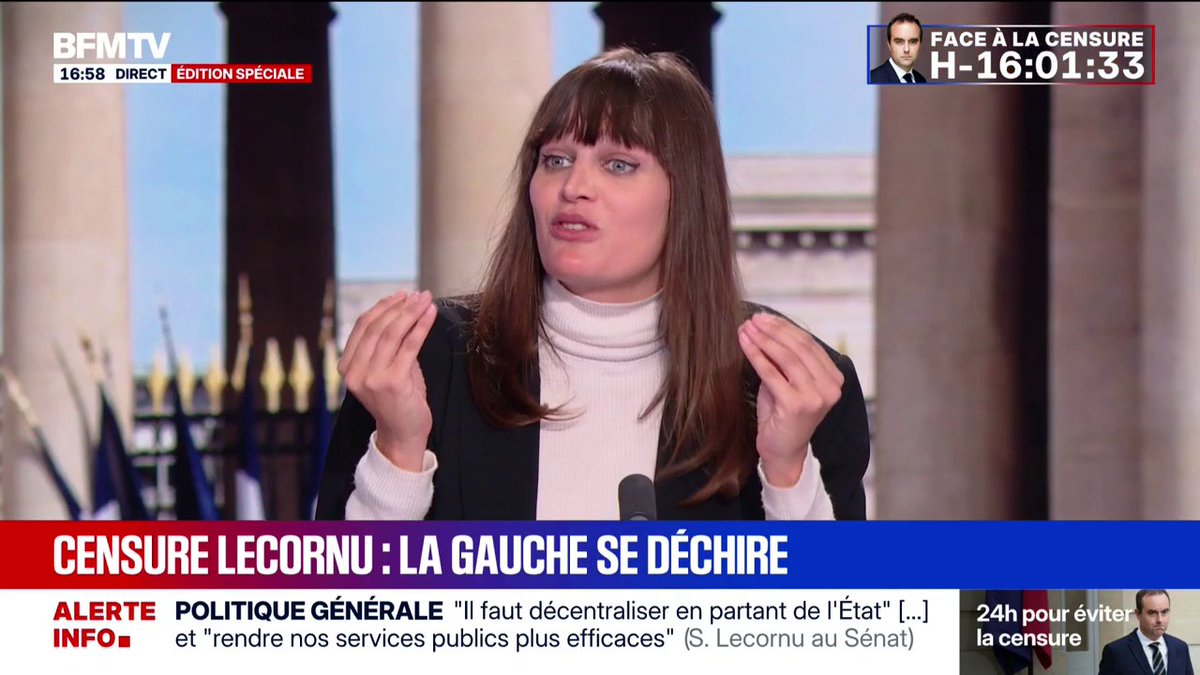 "Ce budget, c'est une boucherie sociale", estime Alma Dufour, députée LFI