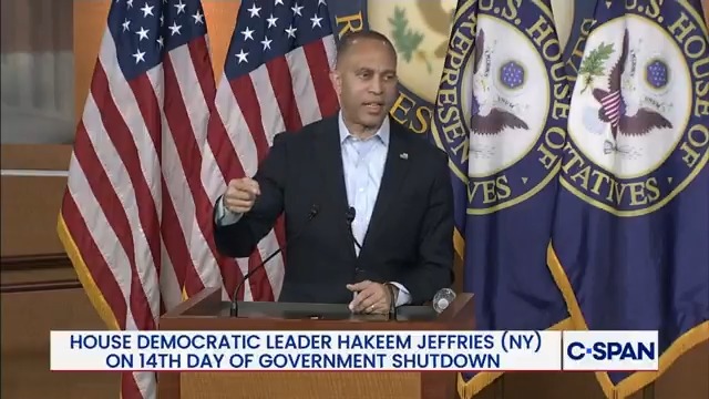 Rep. Hakeem Jeffries: "For the Republicans, cruelty is the point… The fact that they are celebrating firing hardworking federal employees doesn't strengthen their position with the American people. It weakens it."