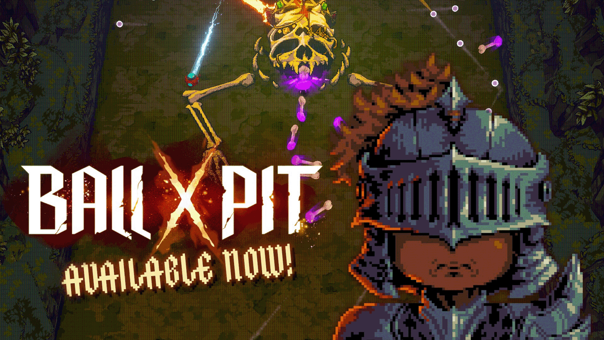 🏐BALL x PIT is OUT NOW🏐 A brick-breaking, ball-fusing, base-building survival roguelite. But be warned: it’s seriously addictive. Watch the trailer for real-time proof.