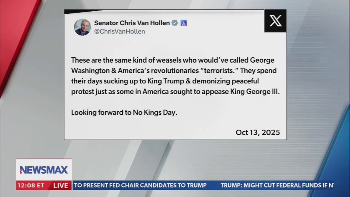 Ron Johnson on the No Kings protest: "One of the things I hope Kash Patel and Pam Bondi are looking into is the funding of these groups. Who pays for the busses to bus a lot of these folks in?"