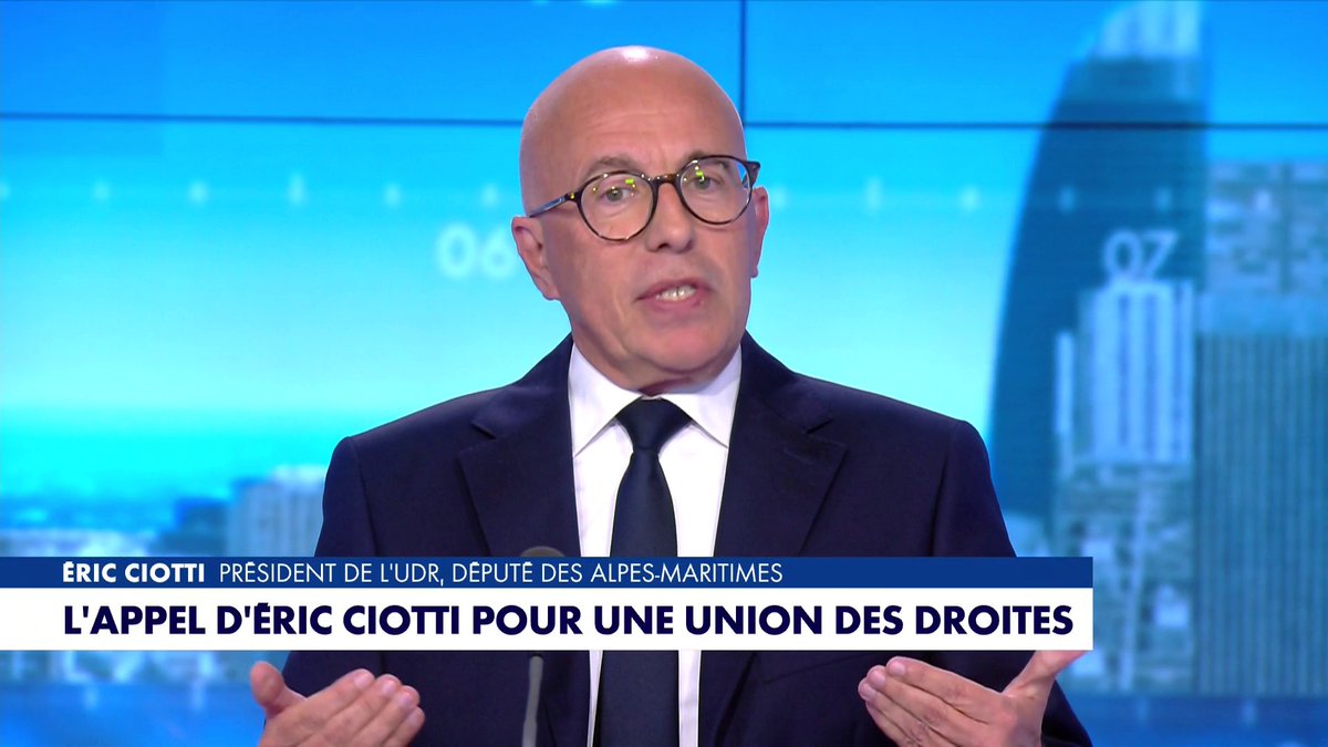 Eric Ciotti : «Le pays a perdu un an et demi parce qu'on ne m'a pas suivi l'année dernière, c'était une erreur. Aujourd'hui, il y a une seconde chance. Il faut que Bruno Retailleau la saisisse. Il ne peut pas être l'otage d'un gouvernement socialiste.» #Punchline