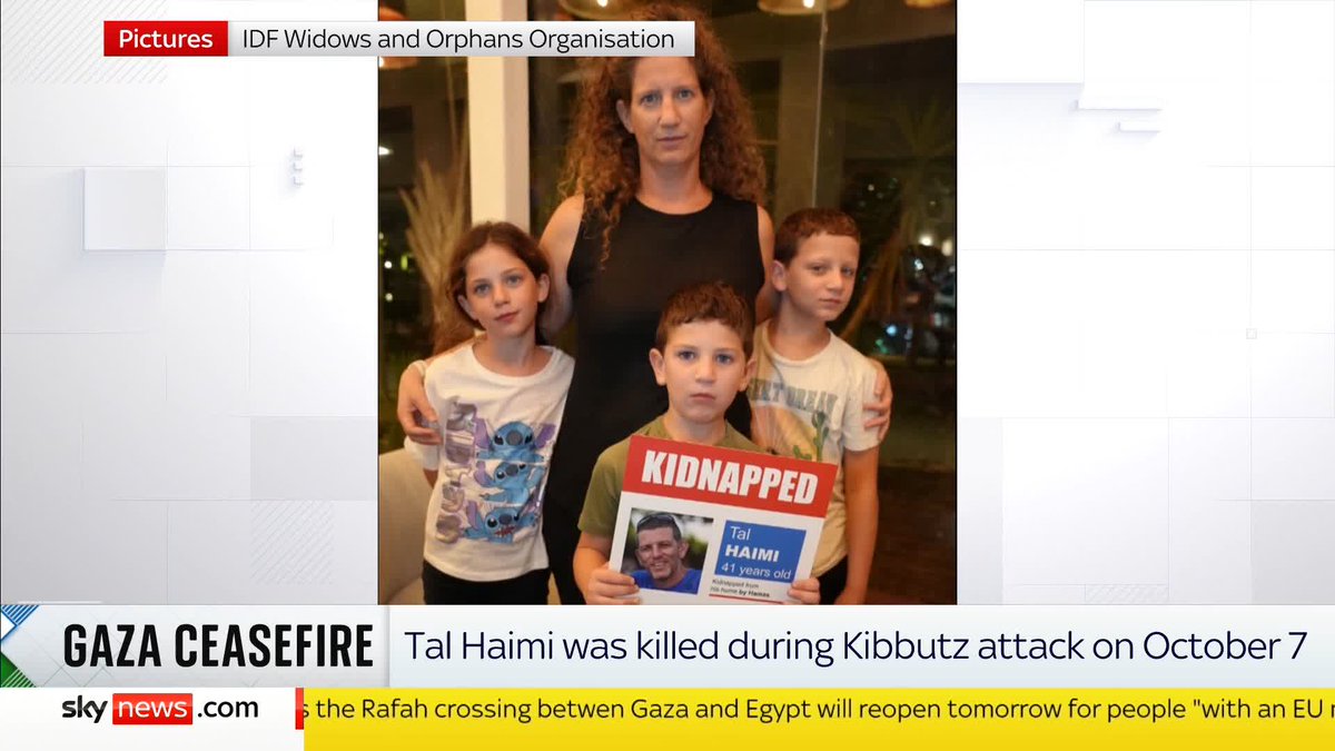 'I hope that the Israeli government does what they have to do to bring all of them back' Ela Haimi, widow of Tal Haimi whose body was taken into Gaza after he was killed on October 7, tells Mark Austin that she trusts the IDF is 'doing everything it can' to bring the bodies of hostages home