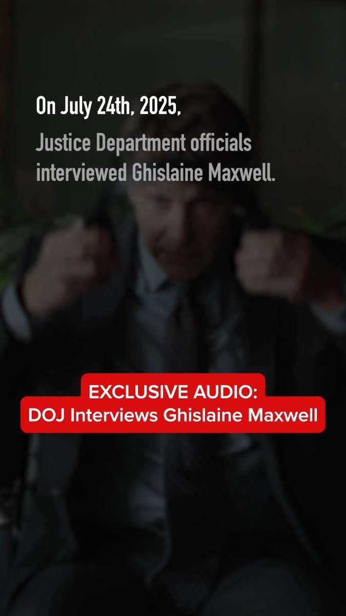 EXCLUSIVE AUDIO: DOJ Interviews Ghislaine Maxwell. Find out more by watching 'The Onion Investigates: Jeffery Epstein' by The Onion here: