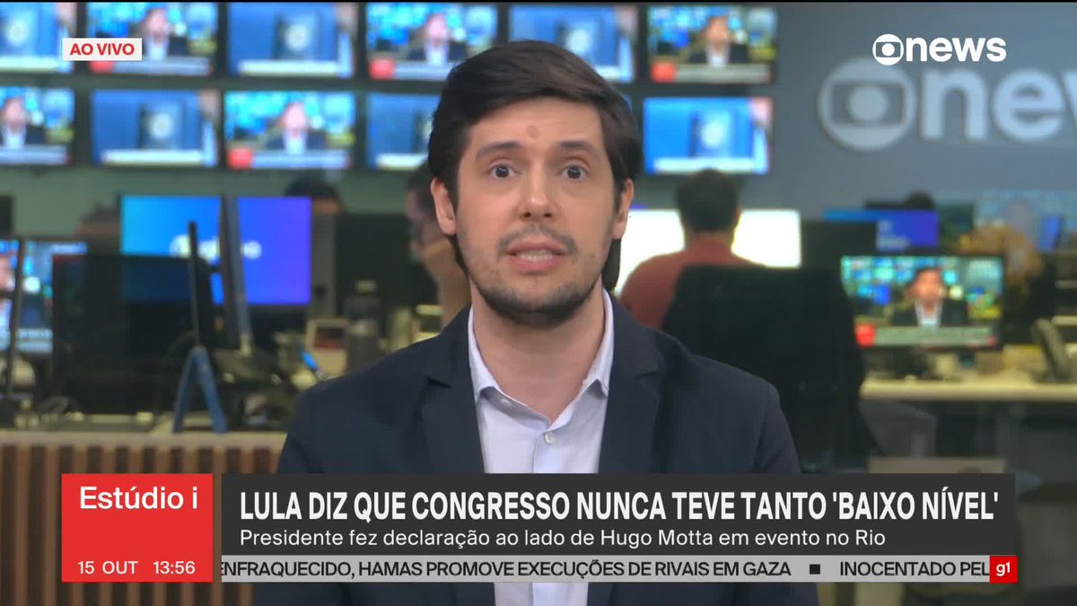 “Lula está sentindo um gostinho de que o caminho para ele é antagonizar com a Câmara”, diz Joel Pinheiro 🇧🇷 após presidente chamar Congresso de “baixo nível”. “É um caminho muito arriscado.” #Estúdioi ➡ Assista à #GloboNews:
