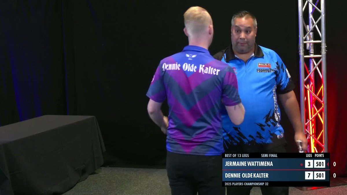 OLDE KALTER INTO THE FINAL! What a story! Yesterday's winner Jermaine Wattimena is finally beaten, as his compatriot Dennie Olde Kalter beats him 7-3 to reach his first ProTour final! 📺 #PC32
