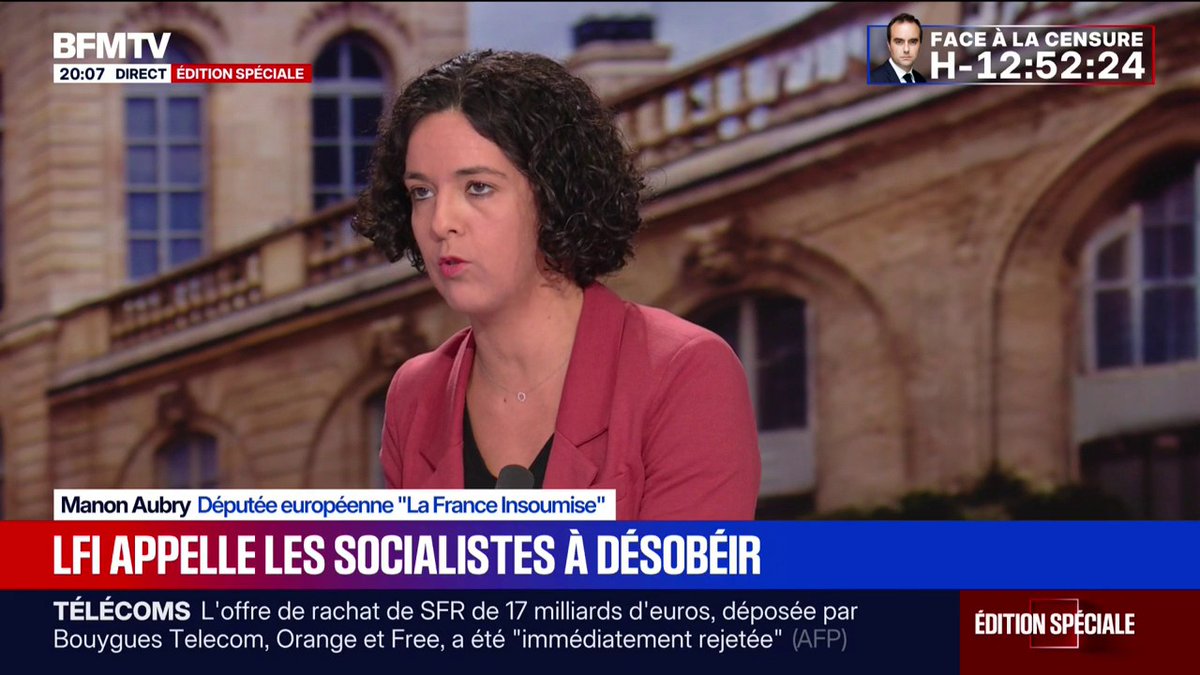 Pour Manon Aubry (LFI), la suspension de la réforme des retraites est "une arnaque et une illusion"
