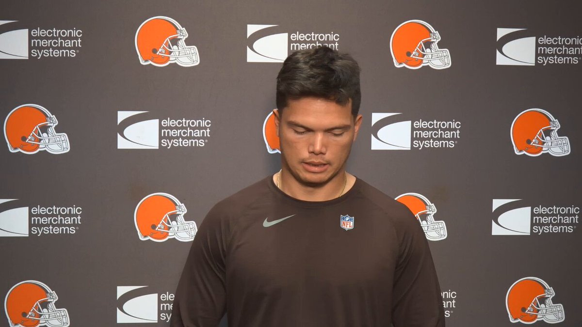 #Browns QB Dillon Gabriel was asked what Monday felt like after being hit so many times in Sunday's game against the Steelers: "My mom used to beat my ass when I was a kid so I don't think anything will live up to what my mom did. No, I was just playing around, but I'm good." 😂