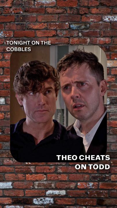 He's wearing Todd's dressing gown?! 😧 #Corrie