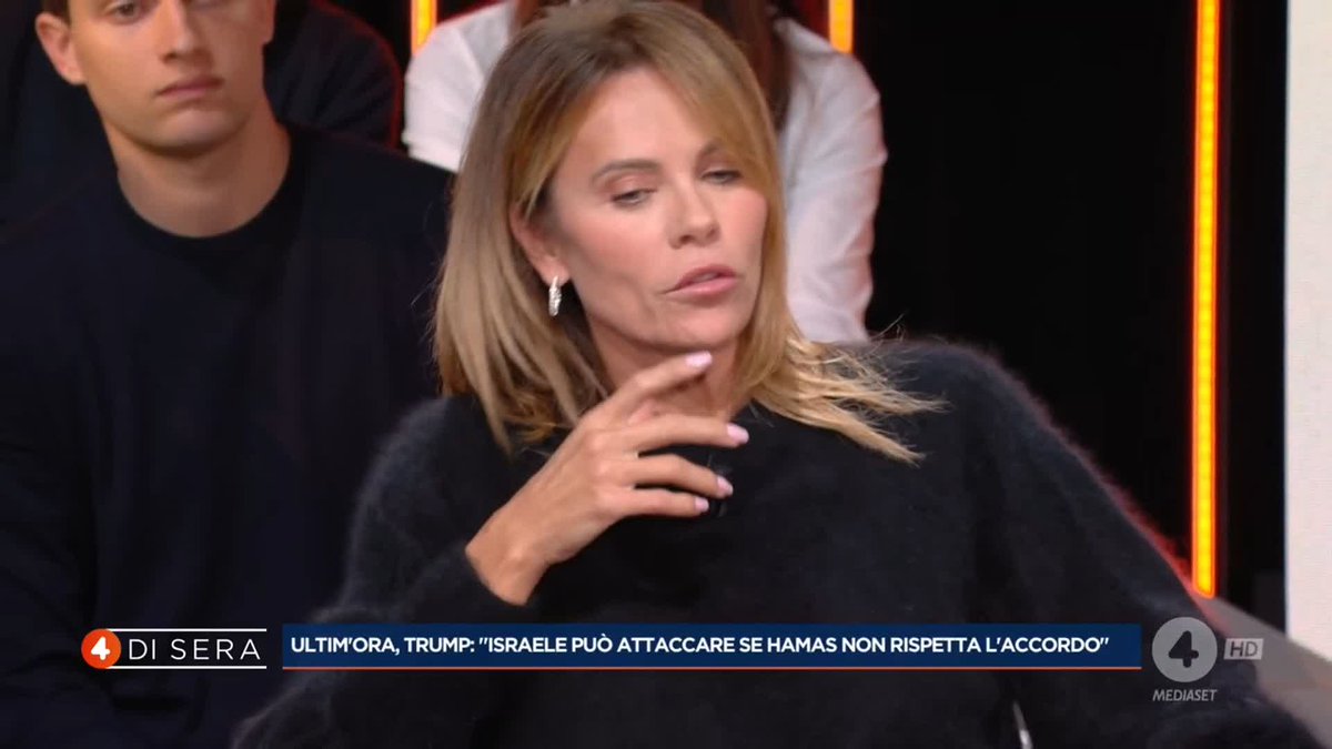 "C'è una parte politica alla quale non piace questa pace" Hoara Borselli a #4disera