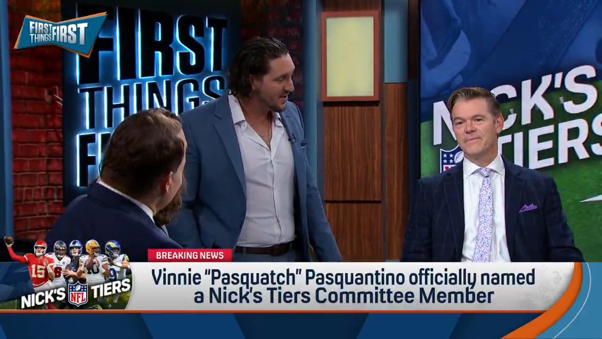 .nick wright brought out one of his Committee™️ members to teach Wildes a lesson 👀 “I had to listen to you all season long… And I let that slide… The work that I do on The Committee, and you’re gonna disrespect that?!” — Vinnie Pasquantino