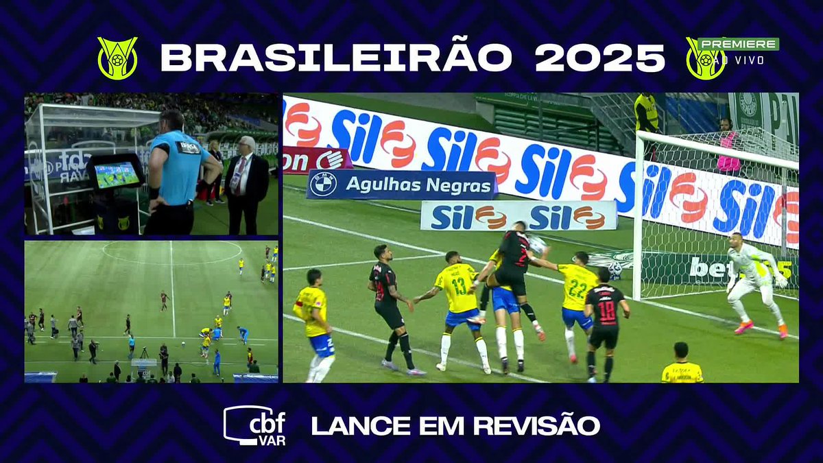 O pênalti marcado para o Red Bull Bragantino contra o Palmeiras. Opiniões? 🎥 Premiere | ge