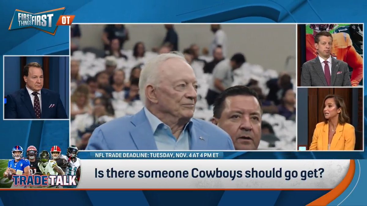 “If the Dallas Cowboys don’t trade away Micah Parsons, they’re an NFC Super Bowl contender. They’re that different of a team with Micah Parsons in that unit because of what we’re seeing now.” Dianna Russini says the Cowboys may make a move at the trade deadline: