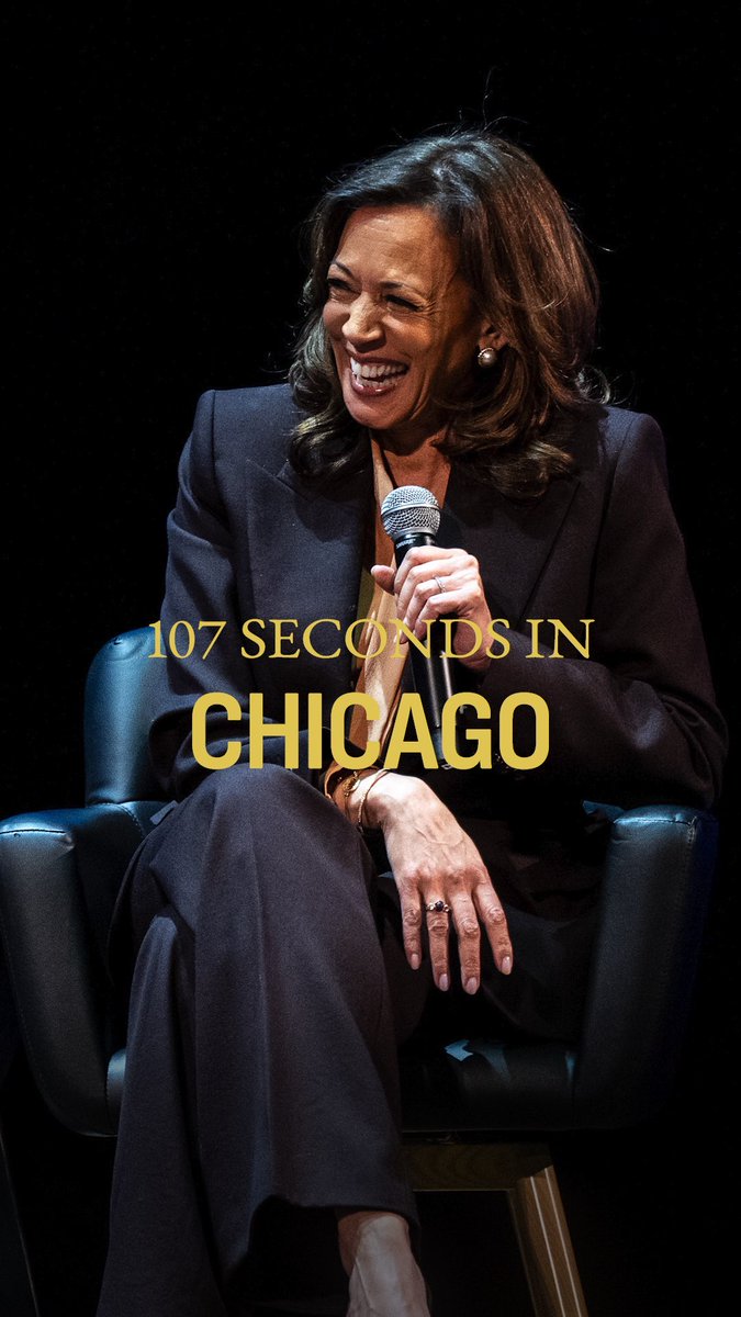 The people of Chicago know we have some deep work to do to fight for the future of our country — and we are in it together. I am grateful to Michele Norris for the meaningful conversation. Durham, I will see you tonight.