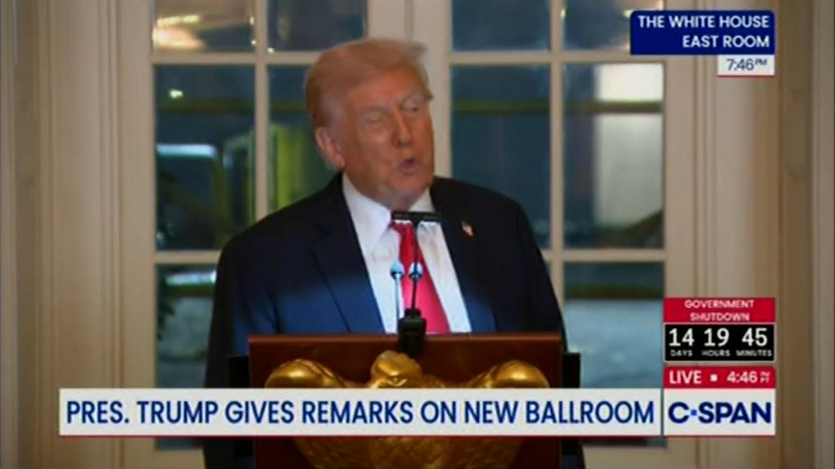 Trump: You build what's called a reverse bathtub. And it's not that uncommon, but it is actually a reverse—you, you seal it. The problem is, nature always wins. I know a lot about reverse bathtubs. I've done it, and it's something you only do in emergency