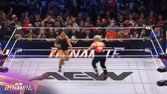 "Timeless" Toni Storm + AEW Women's World Champion @CallMeKrisStat just couldn't wait for Saturday at #AEWWrestleDream! Watch #AEWDynamite LIVE on TBS &amp; HBO Max
