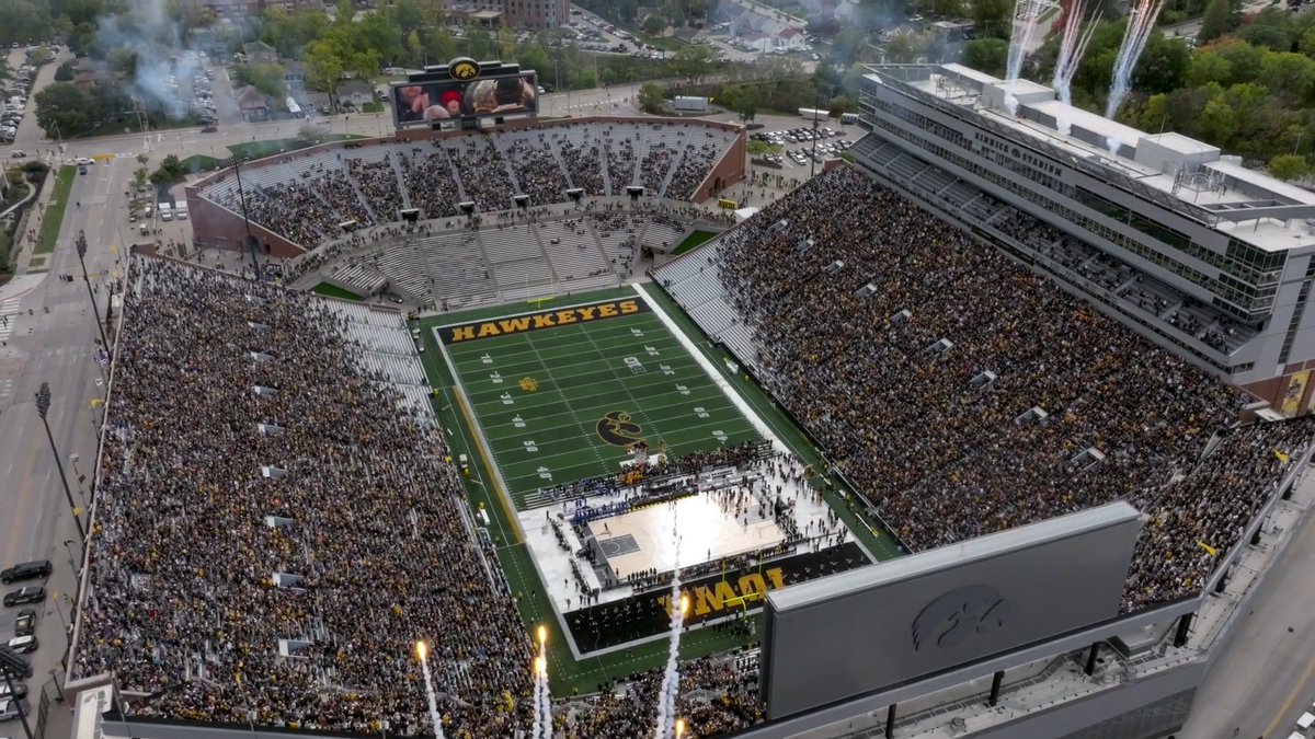 Two years ago, we made 𝗛𝗘𝗥story 💛 Here's to all 55,646 of you that joined us at the Crossover at Kinnick!