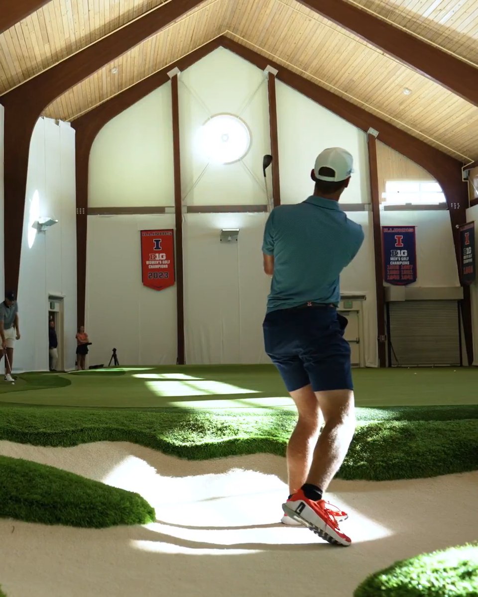 The University of Illinois' short game area is unreal. 🤯