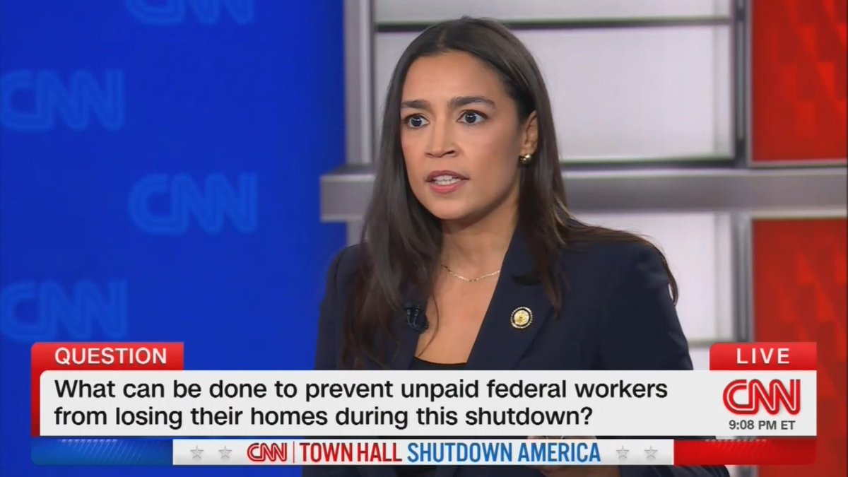 .Alexandria Ocasio-Cortez on the GOP shutdown: When one party wants the votes of another party, you negotiate and you pass a bill. That is Schoolhouse Rock, and that is how things should be.
