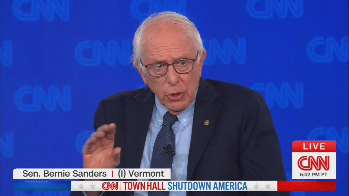 Sen. Sanders is spot-on. The American people won’t accept being thrown off their health care or seeing their premiums triple because of Republicans. The GOP is playing a losing hand.