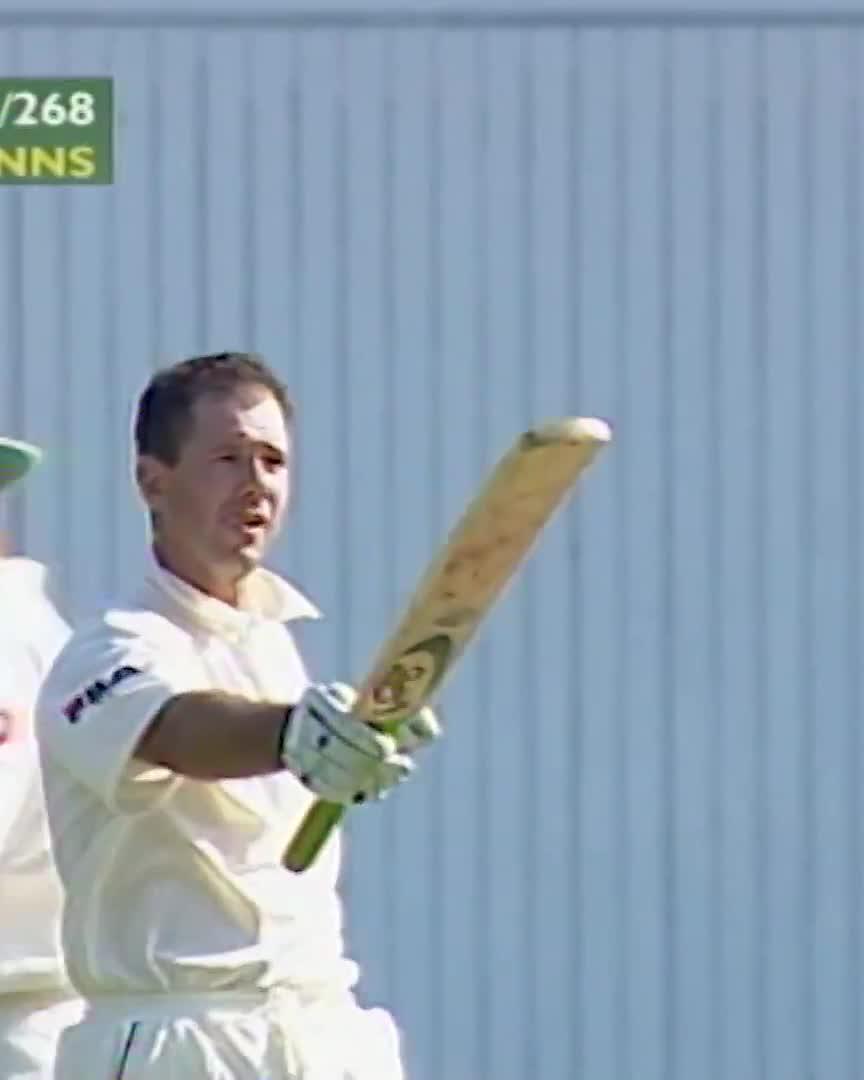 Ricky Ponting's breakthrough 100 at the Gabba in all its glory! Watch the full day's play from the start of the 2002-03 Brisbane #AshesRewind Test here:
