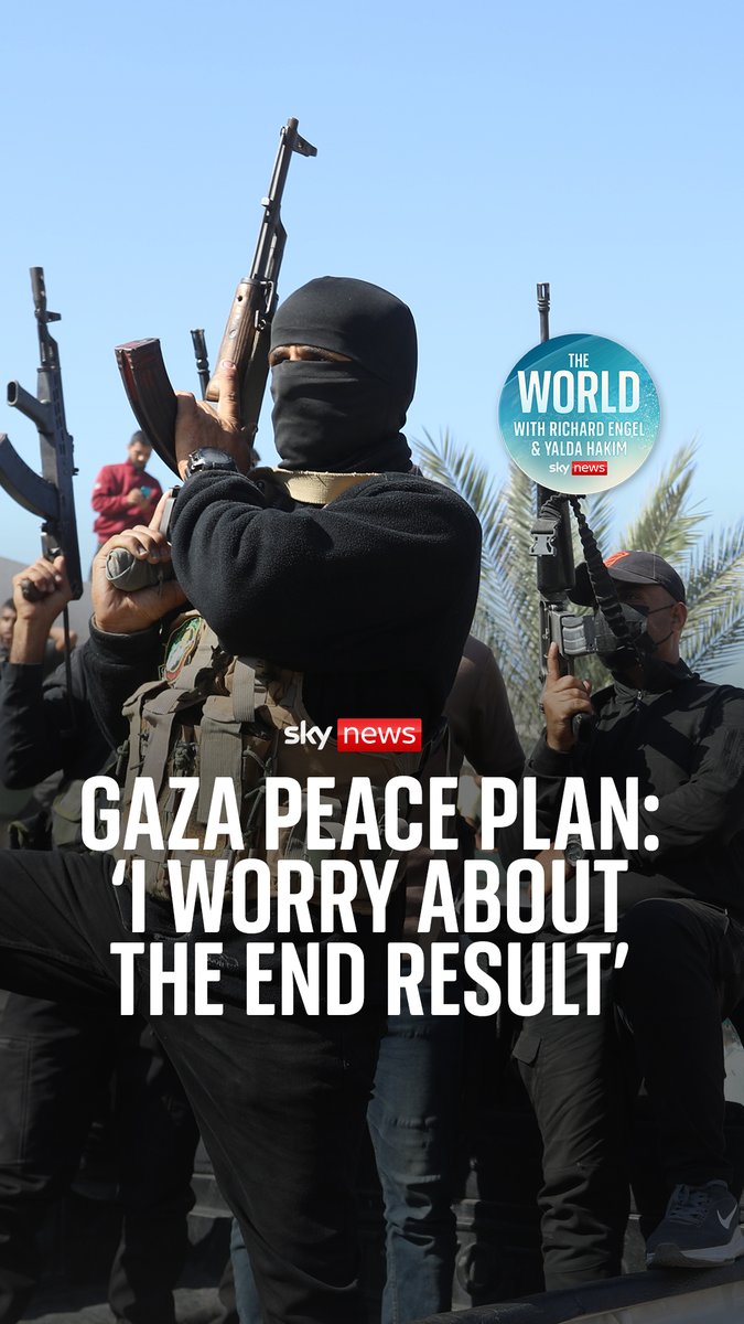 As the Gaza peace plan approaches the second phase, Richard Engel and Yalda Hakim discuss if the ceasefire will hold and the challenges that lie ahead. Listen to their full chat on the latest episode of The World podcast here 👉