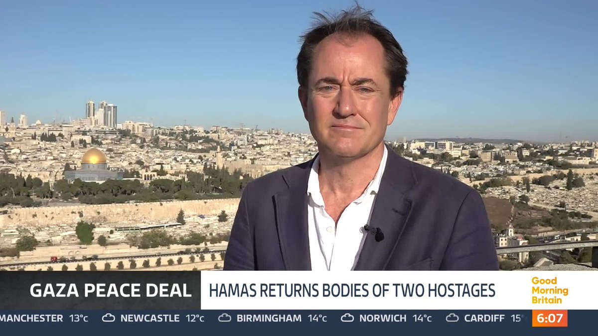 Hamas says it can't reach any more bodies of Israeli hostages still in Gaza. The group handed over what's believed to be the remains of two hostages to the Red Cross last night - but warned specialist equipment would be needed to find others. Richard Gaisford reports.