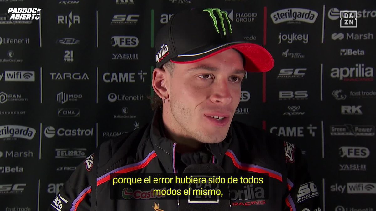 Marco Bezzecchi se pronuncia tras su sanción y conocerse el alcance de la lesión de Marc Márquez 🗣️ "Me sabe mal, intenté evitarlo de todas las formas" #AustralianGP 🇦🇺 #MotoGP 🏁