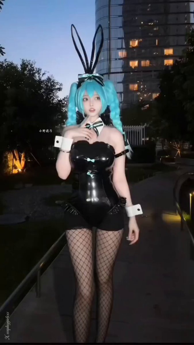 Hatsune Miku Cos 小野莉乃 🩵 #cos #cospalyergirl #miku