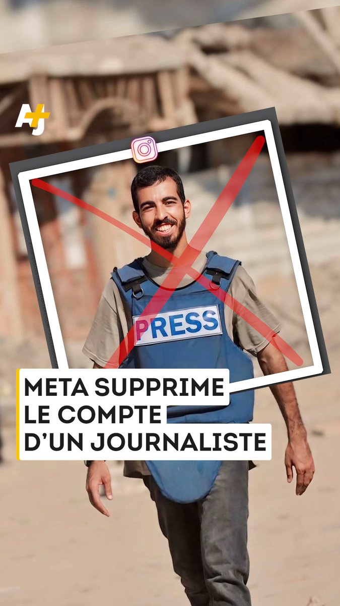Meta a supprimé le compte du journaliste palestinien Saleh Al-Jafarawi, tué à Gaza.