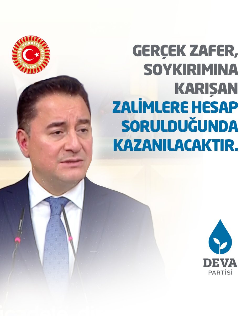 Mısır'da imzalanan anlaşma sadece bir ateşkes. Bir zaferden söz edemeyiz. Gerçek zafer, soykırımına karışan zalimlere hesap sorulduğunda kazanılacaktır. Gerçek zafer, başkenti Doğu Kudüs olan bağımsız, egemen bir Filistin Devleti kurulduğunda kazanılacaktır.